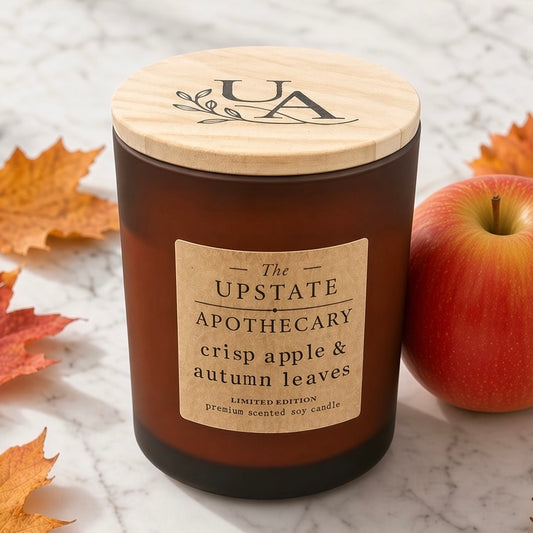 Crisp Apple & Autumn Leaves
